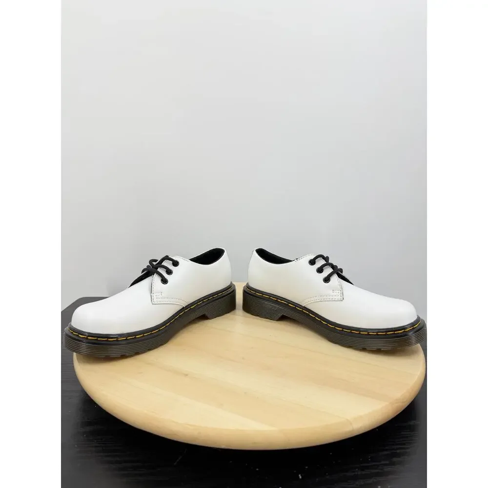 Dr. Martens 1461 Kids Leather Oxford Shoes Size 1 White Preppy Casual Unisex